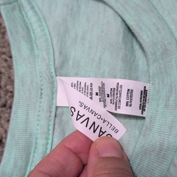 When Hate Is Loud Love Must Not Be Silent Mint Green Graphic T-Shirt Medium - Picture 4 of 7